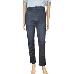 Mack Weldon Jean Men 34x(32 actual 30") SILVER Denim Black Slim Straight EUC